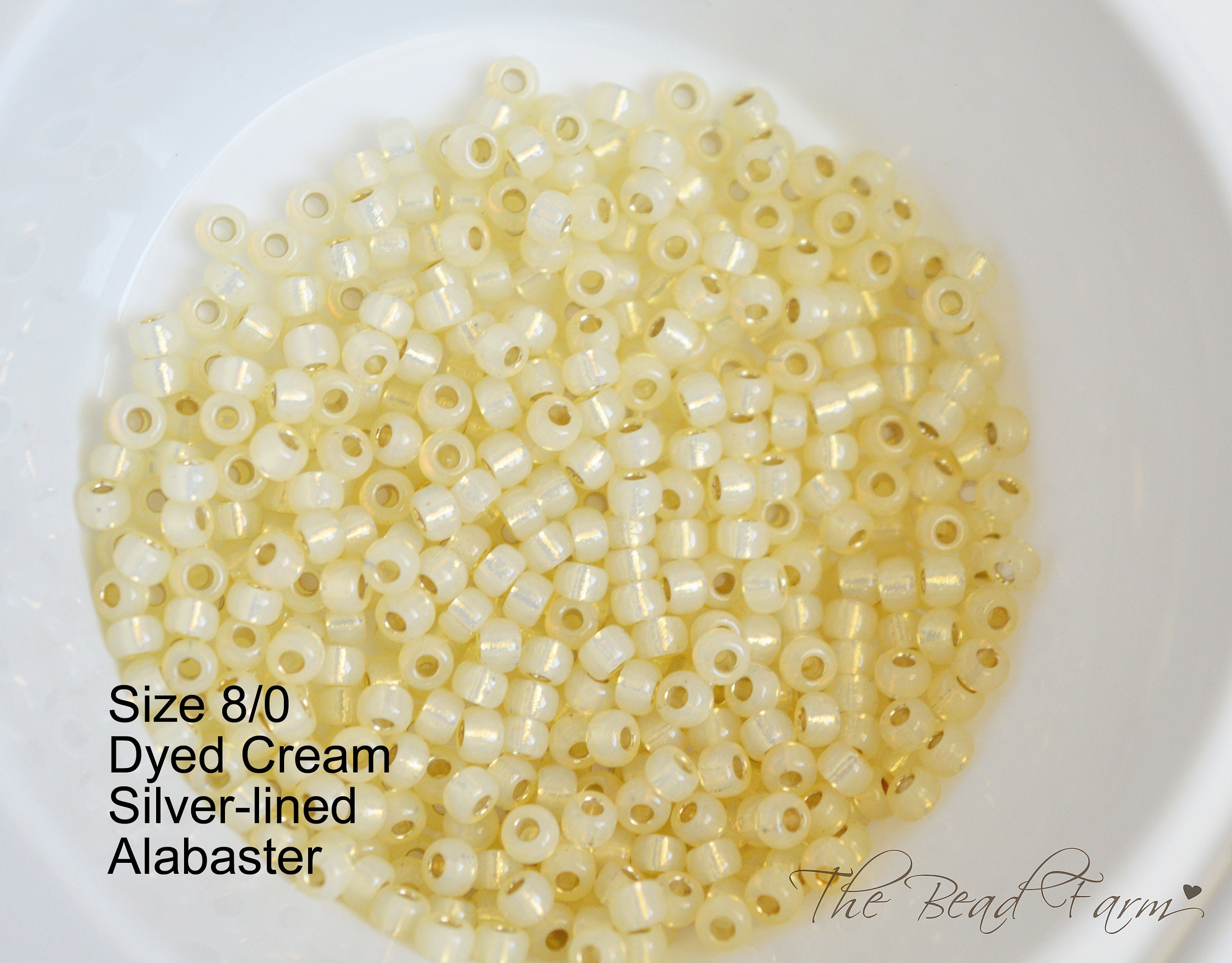 8-647, Miyuki 22g Silver Lined Aqua Alabaster 8-647, Miyuki 22g Silver Lined Aqua Alabaster