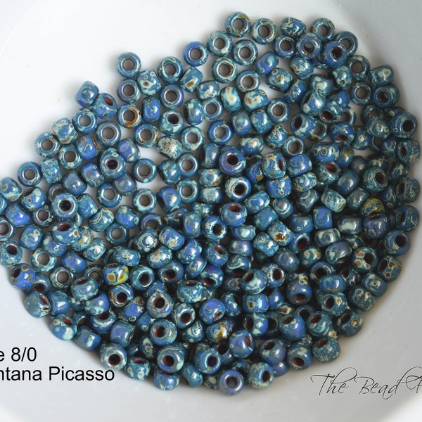 Miyuki 8/0 Glass Seed Beads - #4516 Montana Picasso