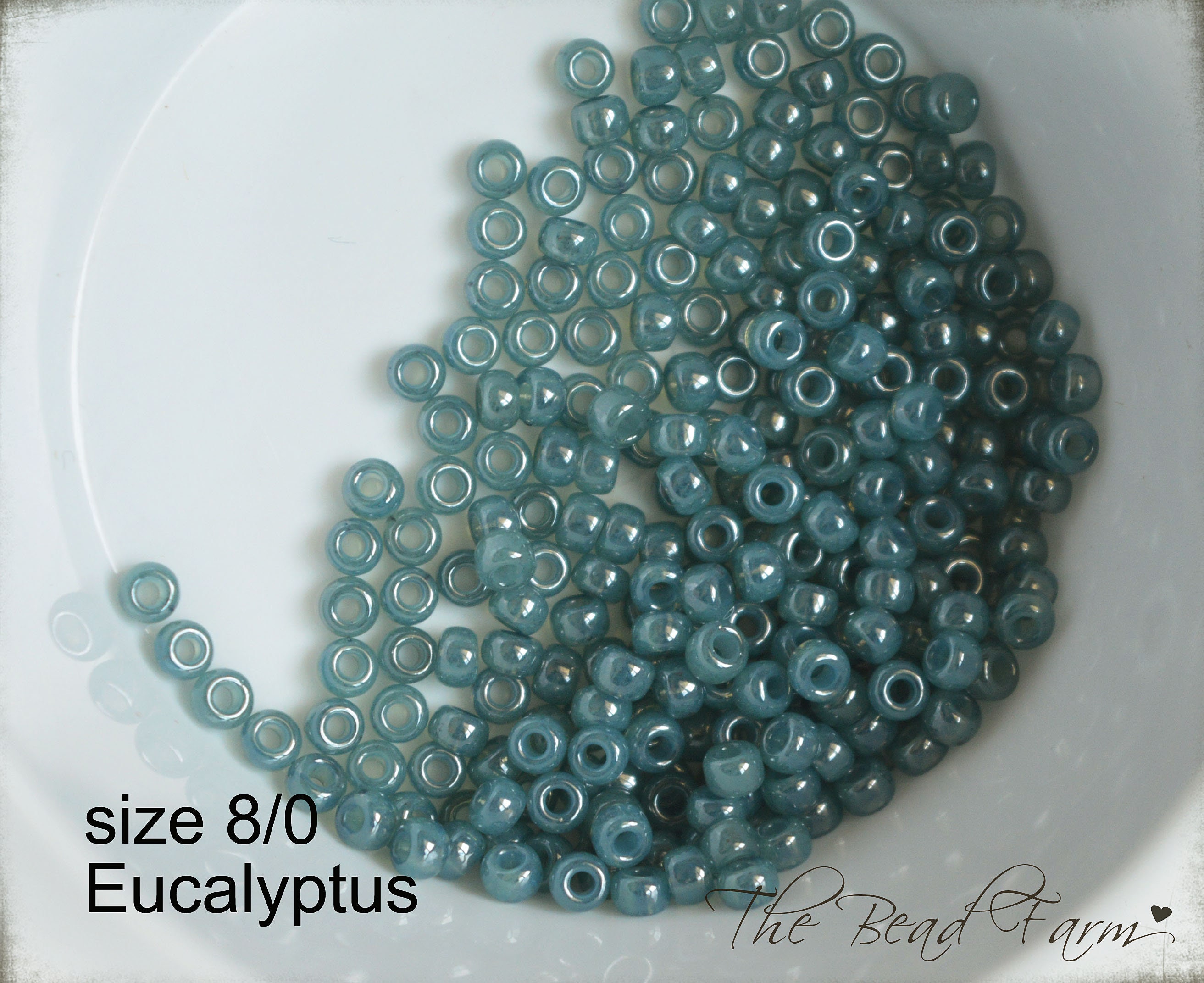 8/0 Miyuki Glass Seed Beads Eucalyptus - Miyuki #8-92376