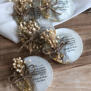 Bomboniere per feste di nozze per ospiti, Magnete in resina, Bomboniere per magneti epossidici, Bomboniere per doccia rustica, Bomboniere per baby shower, Regalo magnetico di compleanno