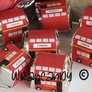 Double Decker Bus   Nuggets Wrappers  Printable Download