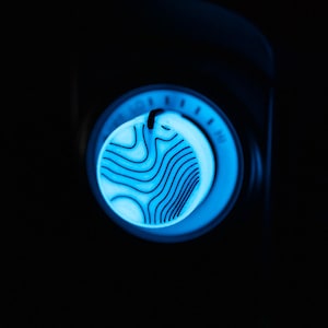 GLOW Climate Knobs for 4Runner (5th Gen, 2010+, Toyota) | Topographic | SINGLE-ZONE |