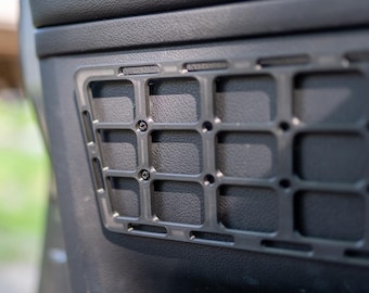 Door MOLLE Panel XL for Toyota 4Runner 5th Gen | 2010-2024 | 3D Printed ASA Interior Door Storage Organizer | Overland Tactical Gear Mount