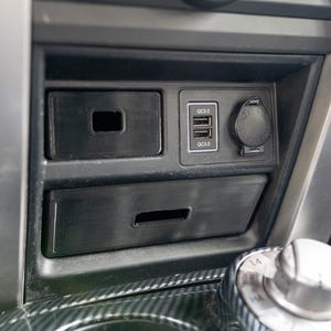 Blank Dash Cubbies for Toyota 4Runner (5th Gen, 2014+) | Dashboard Storage Drawers | Interior Organizer
