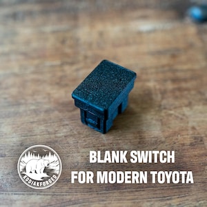 Small Switch Blank | For Toyota | 4Runner, Tacoma, Tundra, Sequoia | Interior Accessory |