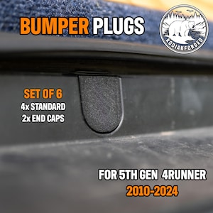 Rear Bumper Bolt Cover Plugs | For 2010-2024 4Runner | 5th Gen Toyota 4Runner Trunk Trim Caps |