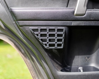 Rear Door Molle | For Toyota 4Runner | 5th Gen | 3D Printed ASA Interior Storage Organizer | Tactical Gear Mount | Fits 2010-2024 |