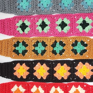 Crochet Granny Square Headband Pattern