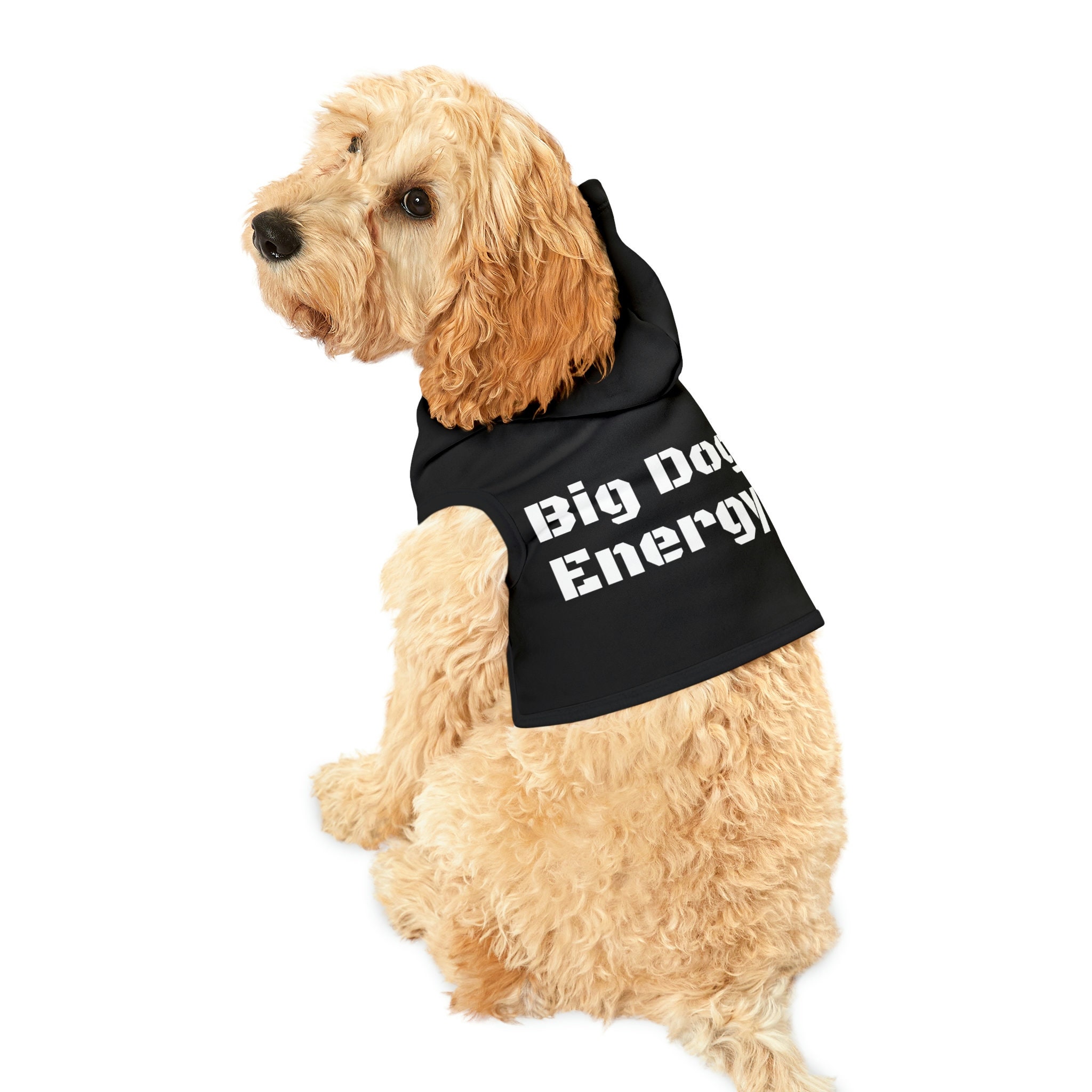 Big Dog Energy Hoodie Hoodie for Dog Clothing for Dog Pet Clothing Funny Dog Hoodie Funny Dog Clothing Etsy