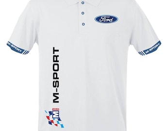 Polo M-Sport 100% Polyester Rally WRC Ford Puma, Sweat-shirt à capuche personnalisé