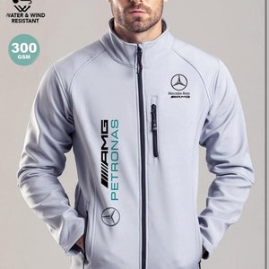 Veste homme Mercedes AMG Petronas gris argenté