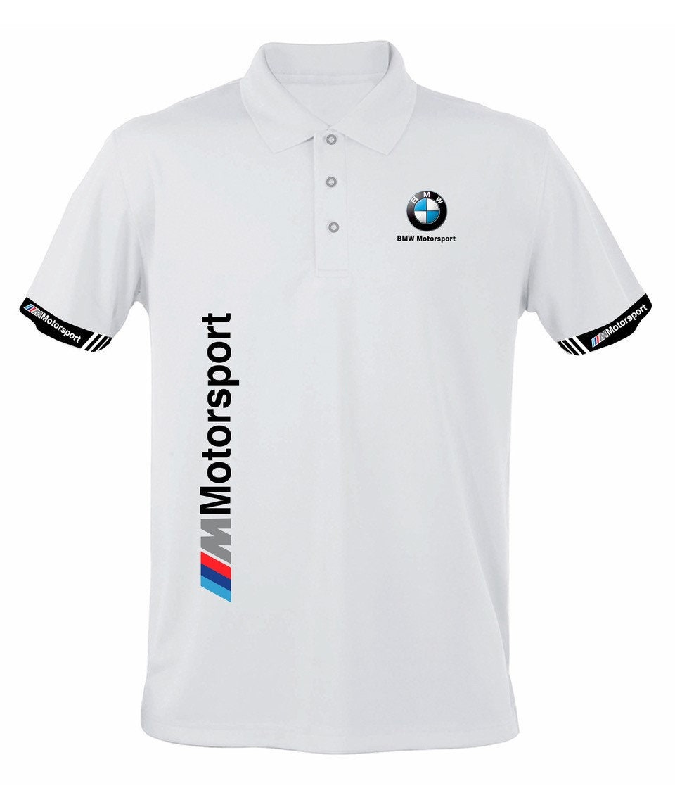 BMW M Motorsport T-Shirt för män (vit)