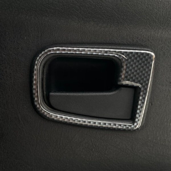 4/2 pcs BMW E36 M3  carbon 3D fiber door handle cover