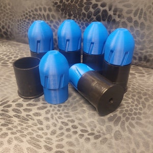 37mm projectile 6 pack training rounds with hulls. https://darktechnology3d.com