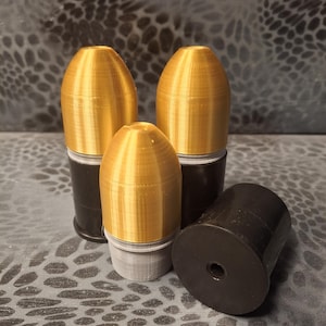 37mm chalk round hollow 3 pack