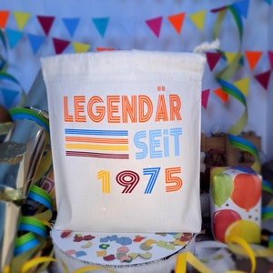 50. Geburtstag Mann / Frau. Geschenk. Legendär seit 1976. Lichttüte-Ideal zum Geburtstag. Geschenkverpackung und Licht-Deko in einem.