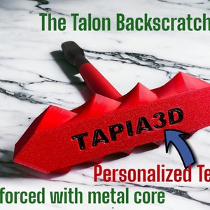 Personalized Back Scratcher The Talon - Metal Reinforced Massager - Back Massager - Multi Mode Massager