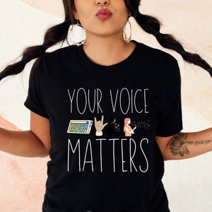 Your Voice Matters Communication Shirt, Communication Differences, AAC Shirt, Autism Awareness, Speech Pathology Shirts