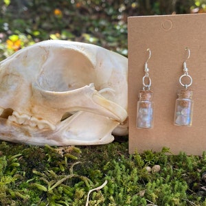 Angel Aura Quartz Crystal Jar Earrings