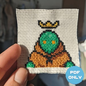 Tonberry Final Fantasy Cross-Stitch Pattern [DIGITAL PDF DOWNLOAD]