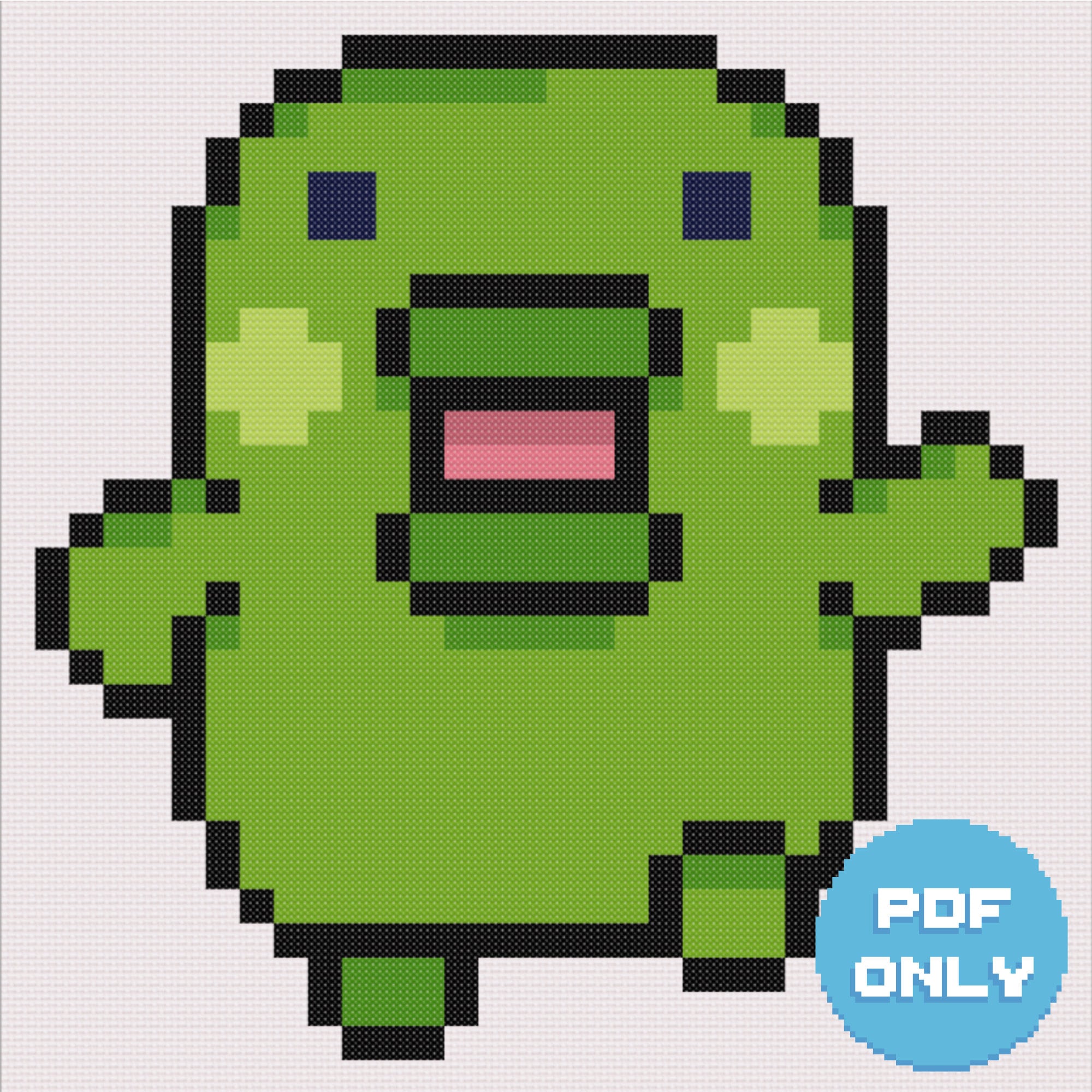 Kuchipatchi Tamagotchi Cross-stitch Pattern [DIGITAL PDF DOWNLOAD