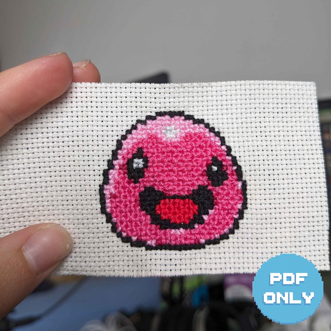 Pink Slime Rancher Cross-stitch Pattern [DIGITAL PDF DOWNLOAD] - Etsy