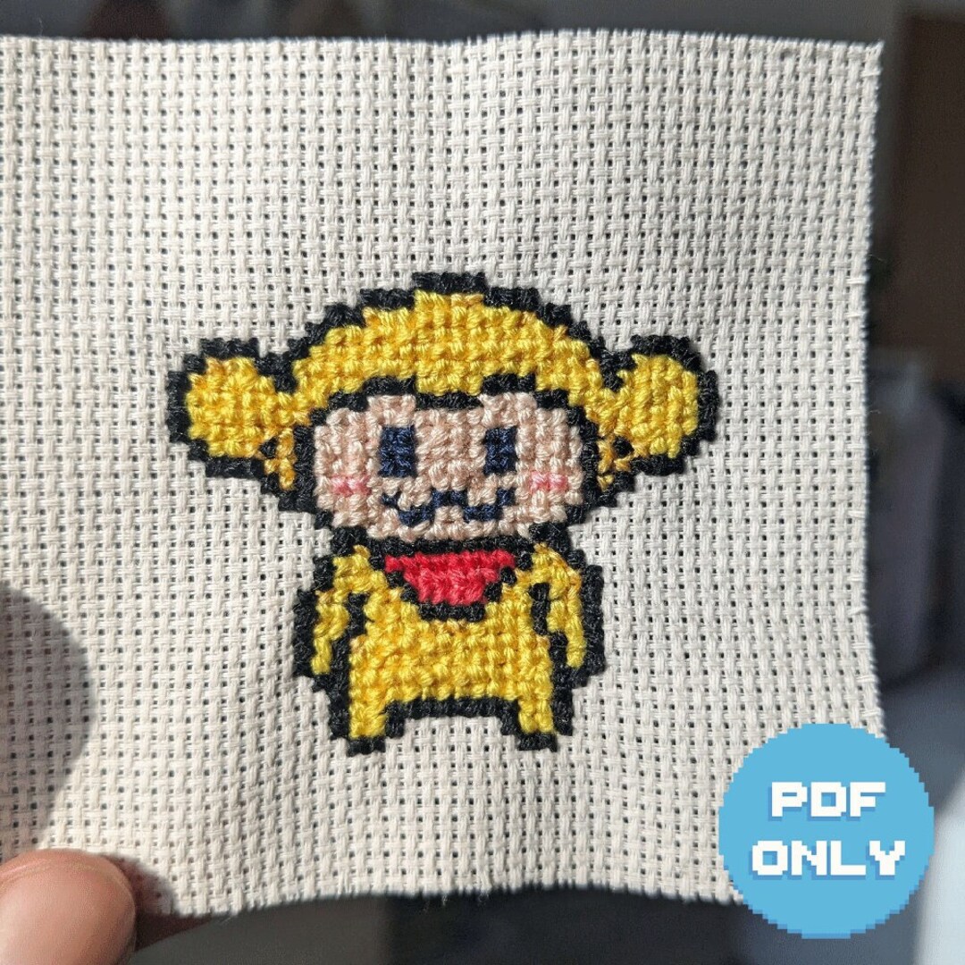 Kikitchi Tamagotchi Cross-stitch Pattern [DIGITAL PDF DOWNLOAD] - Etsy