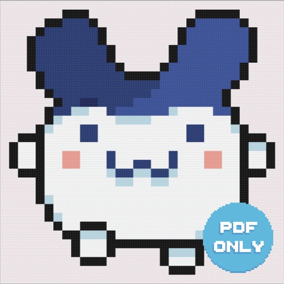 Mimitchi Tamagotchi Cross-stitch Pattern [DIGITAL PDF DOWNLOAD] - Etsy