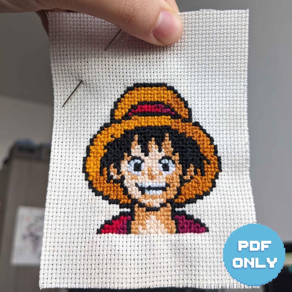 One Piece Cross Stitch - Etsy