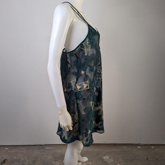 Vintage  80's Sheer Nightgown - M - image 3