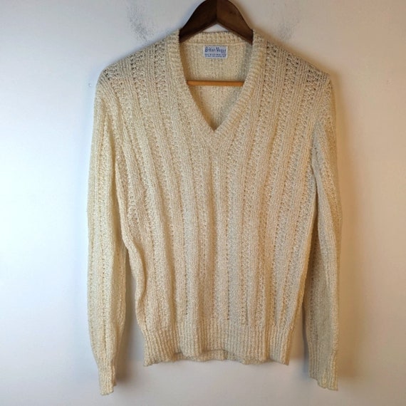 Vintage British Vogue V Neck Sweater