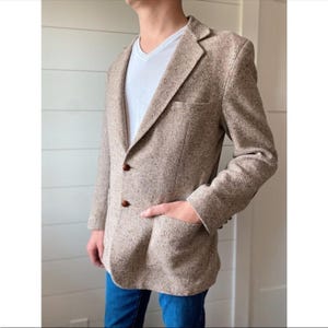 Chaqueta vintage de tweed color canela y rojo de Pendleton Knockabouts imagen 1