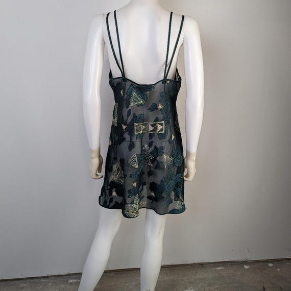 Vintage  80's Sheer Nightgown - M - image 6