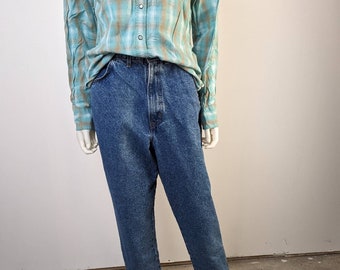 Vintage 80's Chic High Rise Jeans - 18