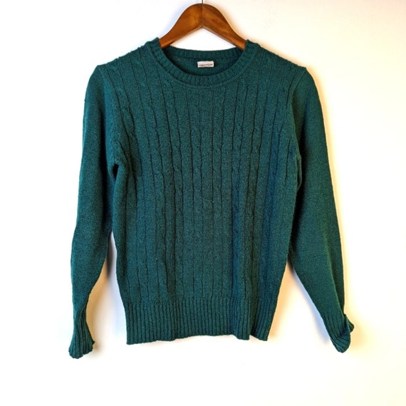 Vintage 70's Sear's Cable Knit Sweater - Small - image 1