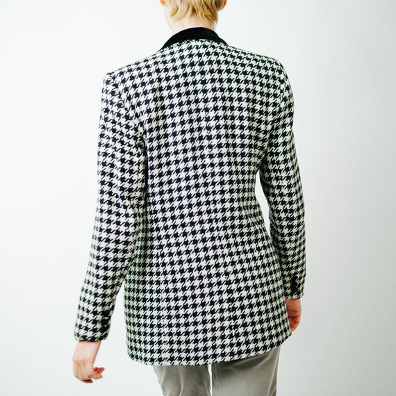 Hugo Buscati Milan Vintage Houndstooth Blazer -  … - image 10