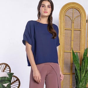 Vintage 80&#39;s Christian Dior Silk Top - 8