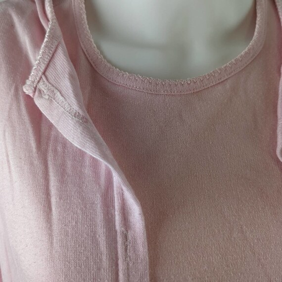 Vintage 80's Pink Sweater / Cardigan Set - L - image 4