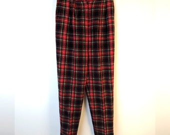 Vintage 80's Jamie Hanson Plaid Trousers