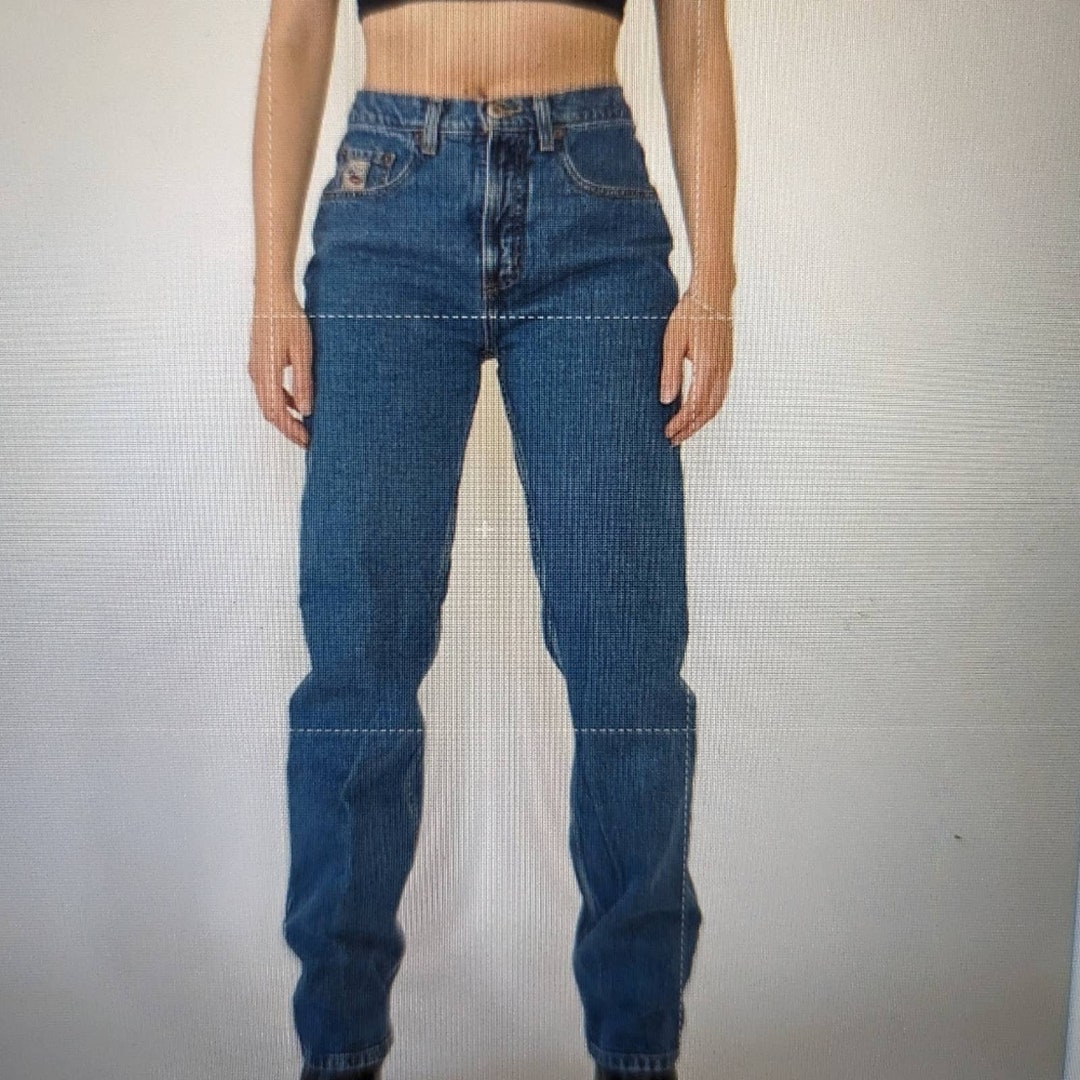 Artemis Vintage High Rise Mom Jeans - Medium Wash Distressed main image 1