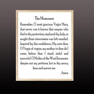 The Memorare