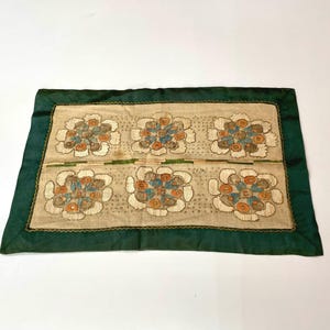 Turkish Ottoman Antique embroidery, Vintage sirma textile, folk arts and crafts