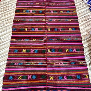 Cretan Traditional Wool Carpet – Hand‑Woven Greek Folk Rug