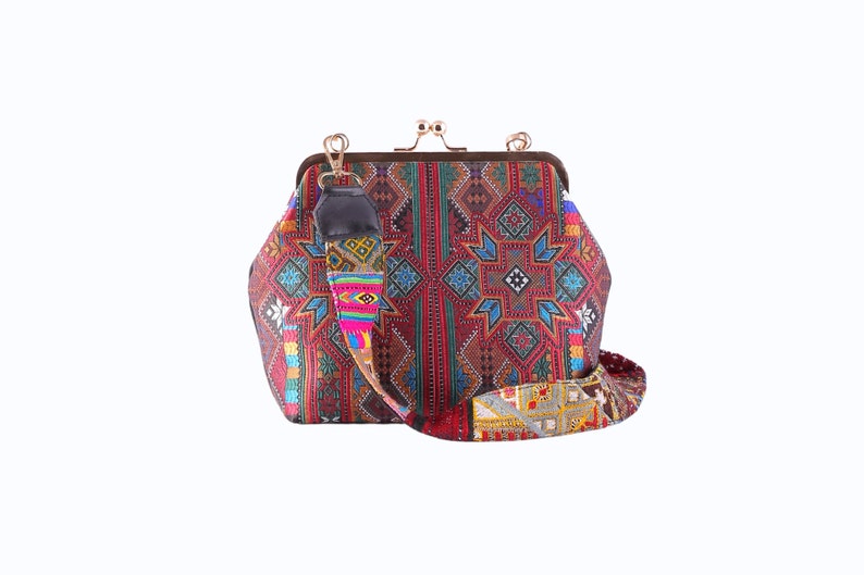 Kiss Lock Handbag Frame Bag With Kiss Lock Closure Etsy