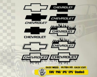 Chevy Custom Bowtie svg Bundle | Chevy svg | Chevrolet svg | Chevy Bowtie svg