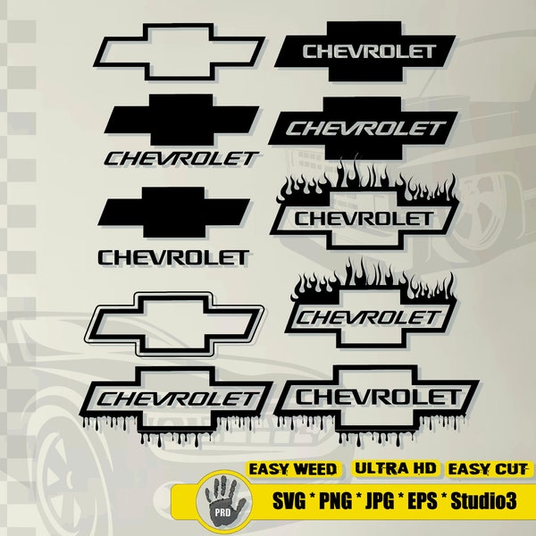 Chevy Custom Bowtie svg Bundle | Chevy svg | Chevrolet svg | Chevy Bowtie svg