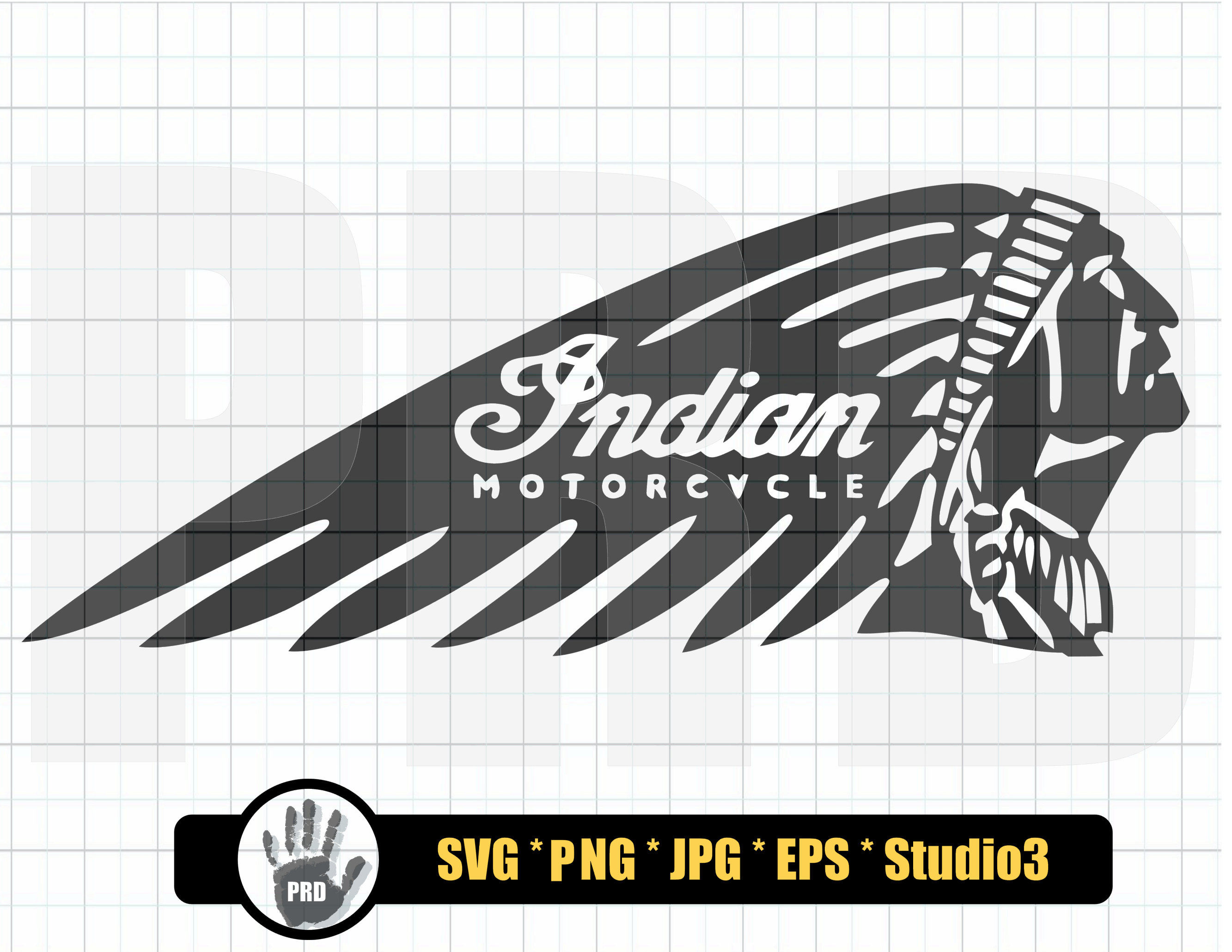 Indian Motorcycle SVG Design Indian Motorcycles SVG Indian Etsy UK