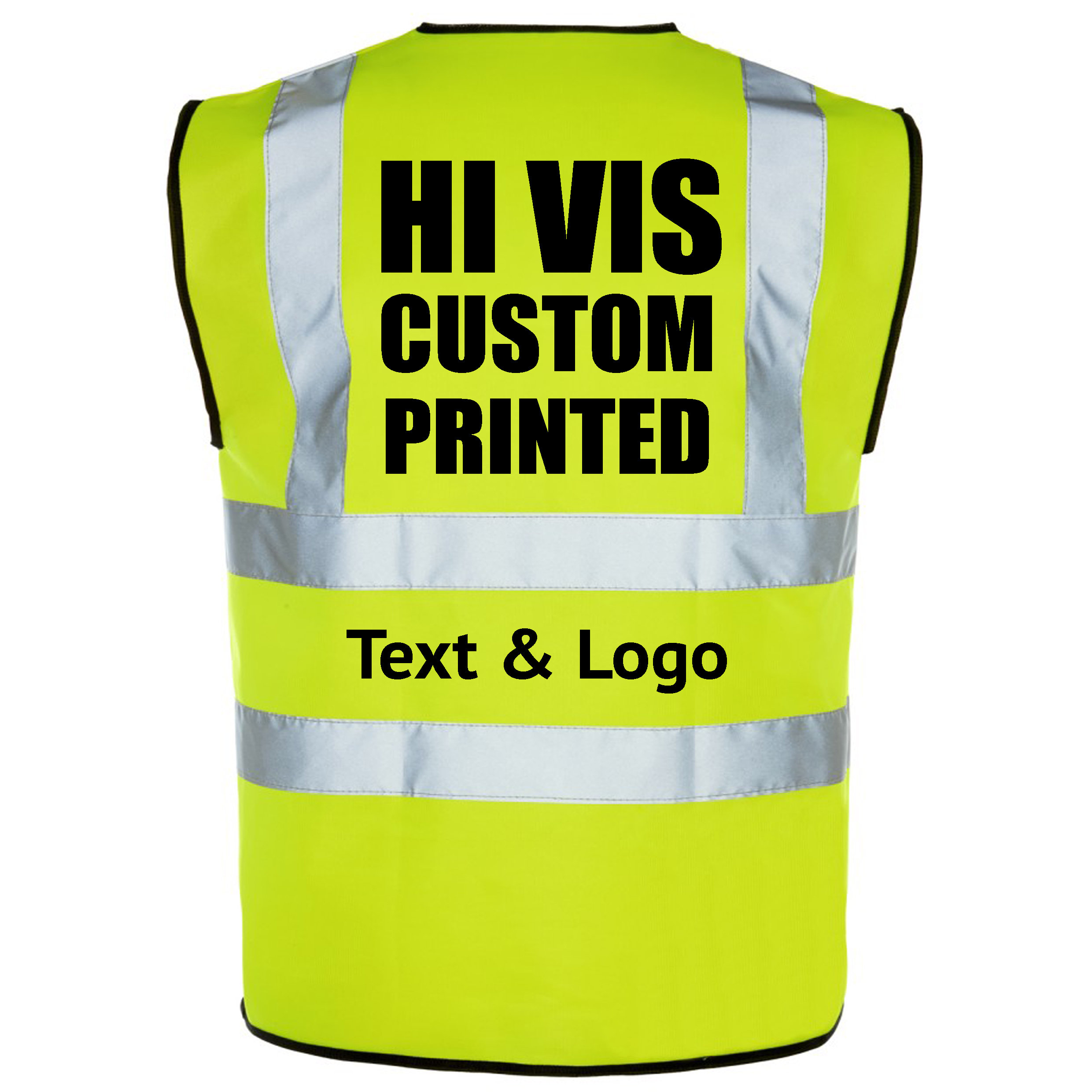 Custom safety vest customize hi vis vest reflective vest with logo – Safety  Custom