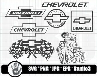 Chevrolet SVG Design Bundle | Chevy Design Bundle  | Chevrolet Bowtie svg | Chevy Trucks svg | Chevrolet cutfiles | Chevrolet Clipart
