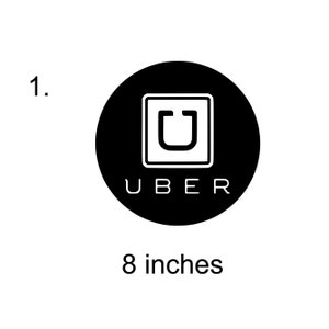 UBER Auto Decal Uber Window Decal Uber Sticker Uber - Etsy